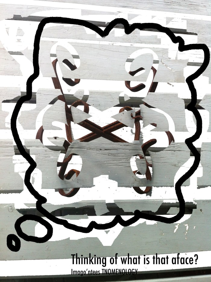 Thtbubble thinking what  aface?